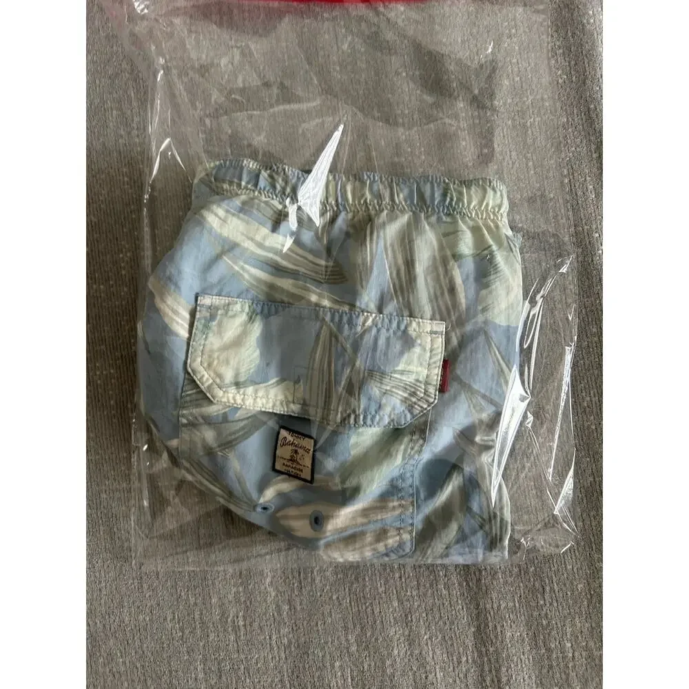Tommy Bahama Swim Shorts Blue Mens S Trunks Board Tropical Hawaiian Floral